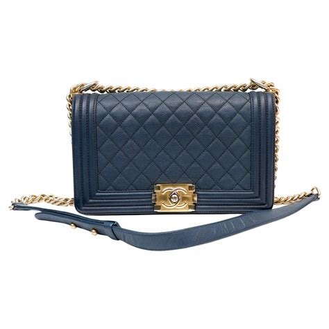 chanel dark blue boy bag|Chanel boy bag blue velvet.